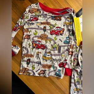 Little Sleepies Limited Edition Cars long sleeve pajama set. Size 5/6.